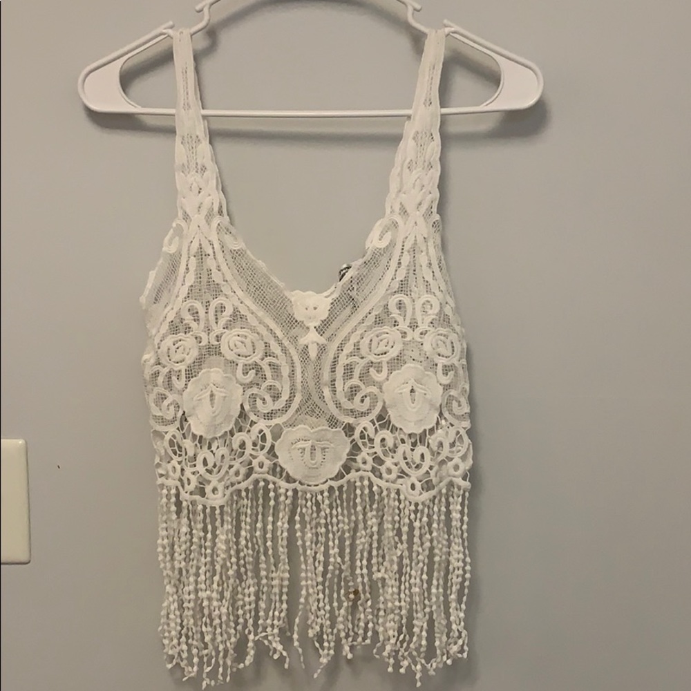 Laced crop top